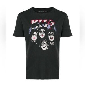 John Varvatos Mens Kiss Tee size Small in Black